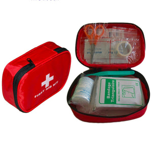 First Aid Kit with Bandages and Tourniquet