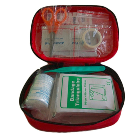 First Aid Kit with Bandages and Tourniquet