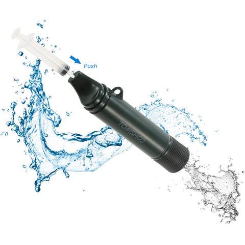 Water Filter with Straw and Water Bag